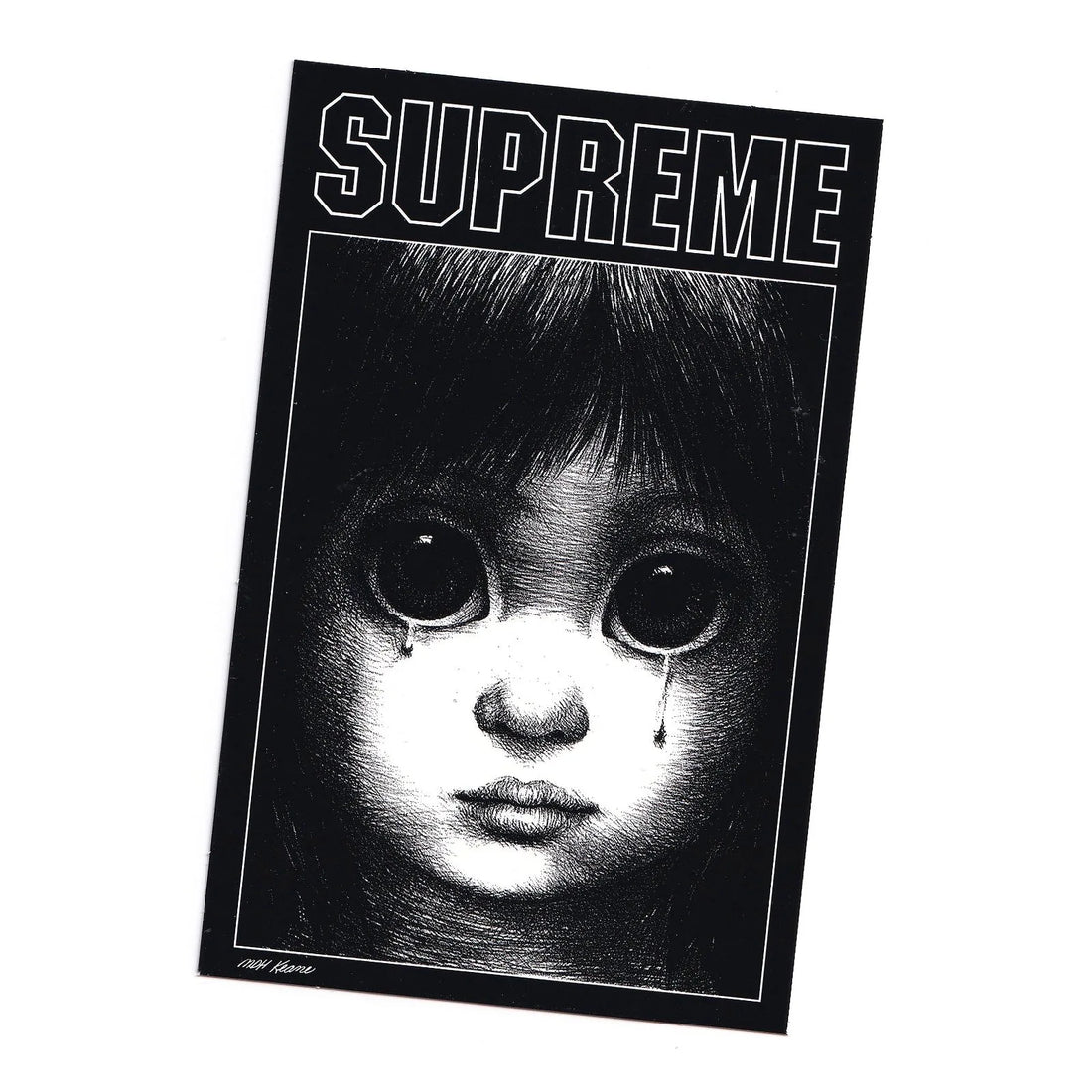 Supreme × Margaret Keane Teardrop Tee black