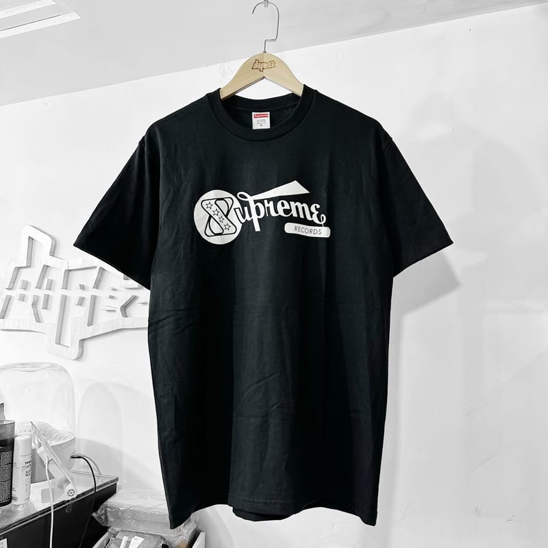 Supreme Records Tee - Black/White