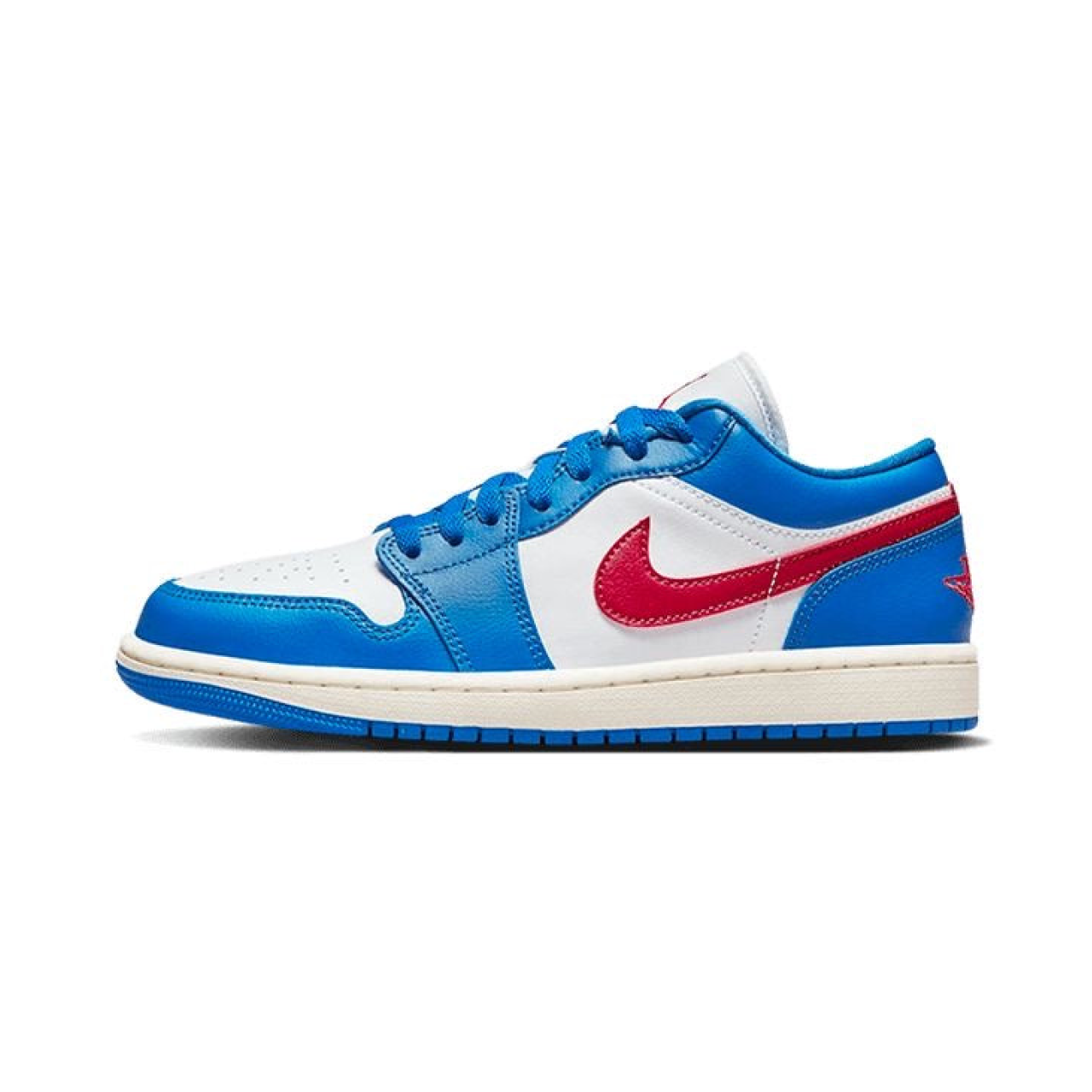 Air Jordan 1 Low Sport Blue GYM Red (W)