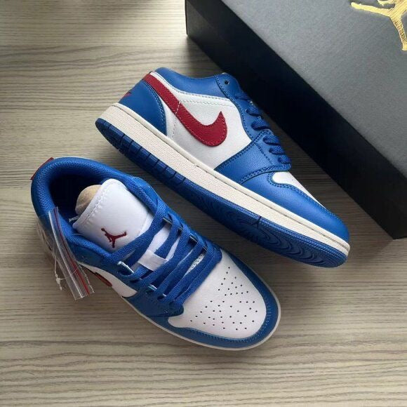 Air Jordan 1 Low Sport Blue GYM Red (W)