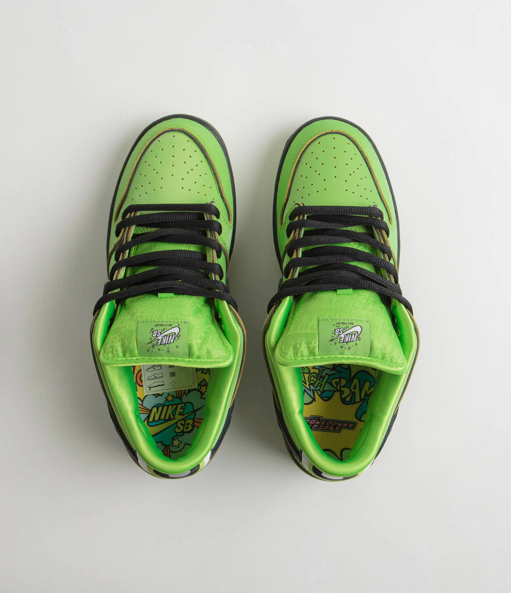 Nike Dunk SB Low - The Powerpuff Girls - Buttercup