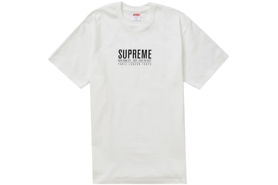 Supreme Paris Tee - Black/White