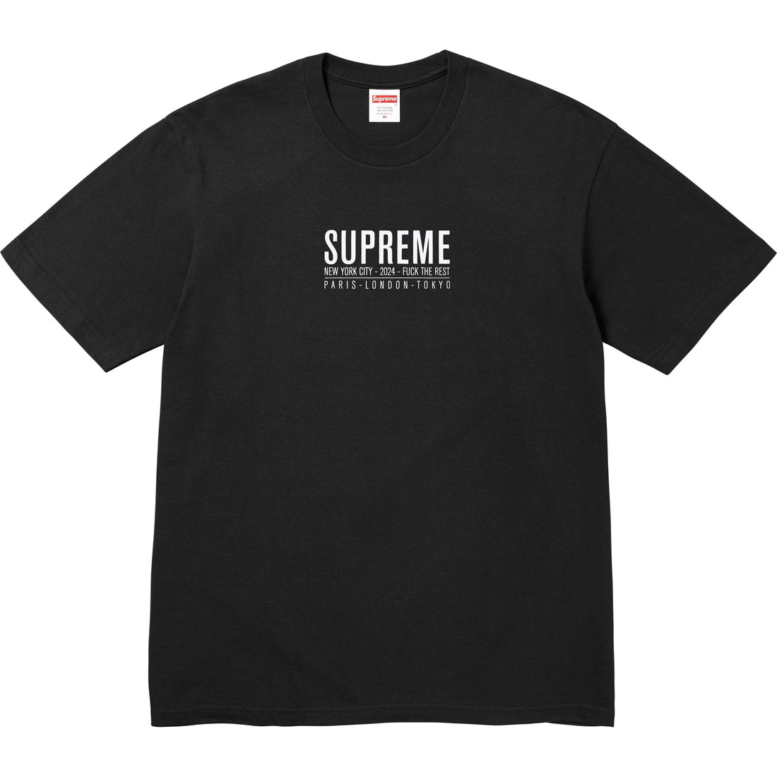 Supreme Paris Tee - Black/White